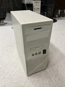 Vintage AT Computer Case with Power and Floppy Drive 1992 - Picture 1 of 14
