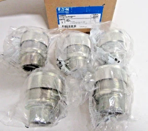 (Box von 5) CGB498 CROUSE HINDS 1-1/4" KABELVERSCHRAUBUNG VERBINDER DRAHT GRÖSSE 0,88" - 1" - Bild 1 von 4