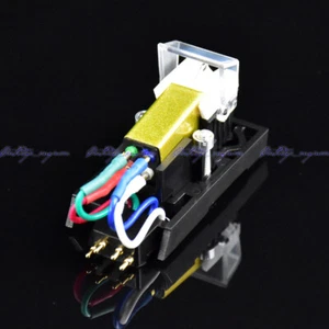 New 10/lot gold MM cartridge OFC leadwire headshell assembly for Dual TK24 TK14 - Picture 1 of 6
