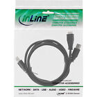 35415Y InLine USB 3.2 Gen.1 Y-Kabel 2x A an Micro B schwarz 1,5m ~D~