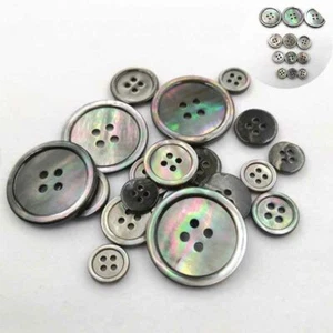 Grey Sewing of sizes Knitting Buttons Mother Many Pearl Shell - Picture 1 of 17