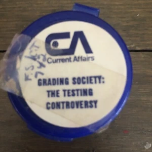 Vtg 35mm School Film Current Affairs The Testing Controversy Grading Society - Picture 1 of 3