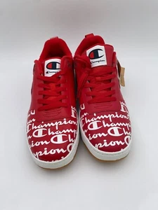 Champion Super C Court Low Print- Red Men Size 13 (CM100403M)- Pre Owned! - Picture 1 of 6