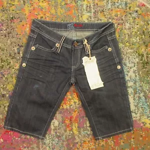 Miss Me Denim Shorts Women's 27 Bermuda Mid Rise Bronx NWT NEW - Picture 1 of 11