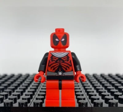 100% Genuine LEGO Parts Deadpool Minifigure Alternative Marvel X-Men - Image 1 of 2