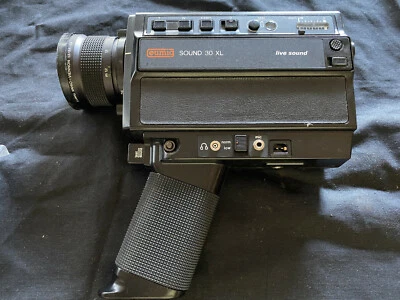 Cámara de cine Eumig Sound 30XL 8mm Super 8 con bolsa, micrófono boom, accesorios Foto 1 de 4