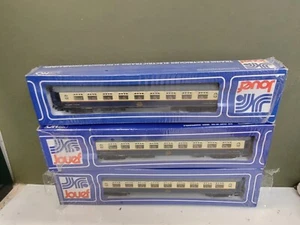 X3 Jouef 5302 2. Klasse Pullman Wagen Spur HO - Bild 1 von 14