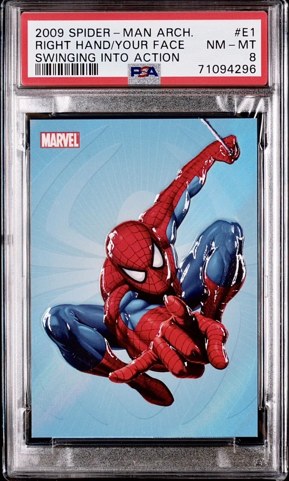 Spider-Man Archives 2009 oscilando en acción #E1 PSA 8 🔥raro🔥 Foto 1 de 2