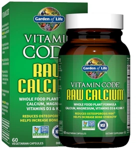 Vitamin Code RAW Calcium 60 Vegetarian Capsules EXP.11/2025 - Picture 1 of 1