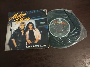 MODERN TALKING *KEEP LOVE ALIVE* 7'' 1986 UNIQUE COVER PORTUGUESE EDITION RARE - Picture 1 of 5
