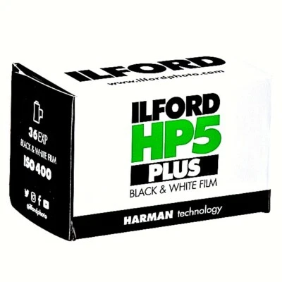 5 x Rolls FRESH ILFORD HP5 PLUS 400 B&W NEG Film--35mm/36 exps--expiry: 11/2027 - Image 1 of 2