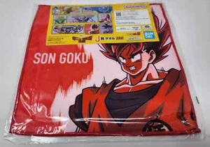 Dragon Ball Z Ichiban Kuji Prize Cloth Towel Son Goku Kaioken - Picture 1 of 1