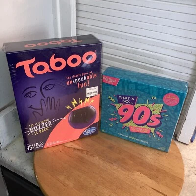 Taboo Game Of Unspeakable Fun Electronic Buzzer & That’s So 90’s - New Sealed - Image 1 of 4