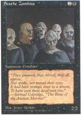 Scathe Zombies ~ Damaged Alternate 4th Edition Fourth MTG Magic UltimateMTG Blac