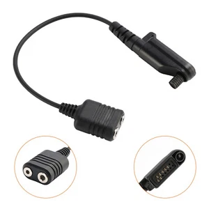 K Interface Headset Port Converter Cable for Hytera HYT HP680 HP700 HP780 Z1P - Zdjęcie 1 z 16