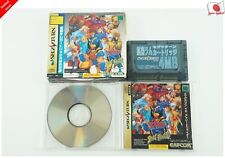 X-MEN VS STREET FIGHTER 4MB RAM SS Capcom Sega Saturn Box From Japan