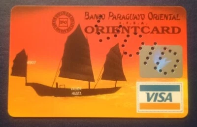 PARAGUAY : Visa Credit Bank Card     Specimen - Void - Image 1 of 2