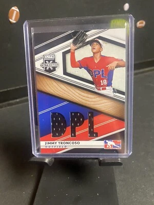 2020 Panini Elite Extra Edition - DPL Material Black #DPM-JT Jimmy Troncoso - Image 1 of 2