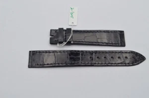 Chopard Leather Bracelet 18Mm New For Buckle 16Mm Black - Picture 1 of 2