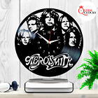 Aerosmith Rock Band Steven Tyler vintage disque vinyle horloge murale fans cadeau