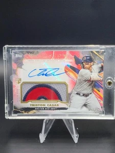 2023 Topps Inception Triston Casas Rookie Patch Auto /25 RPA Player Worn Red Sox - Picture 1 of 2