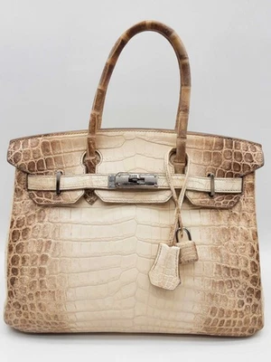 Bolso de Mano Hermes Birkin 30 Himalayan Beige Niloticus Croc Paladio Do1025crxzxde Foto 1 de 4