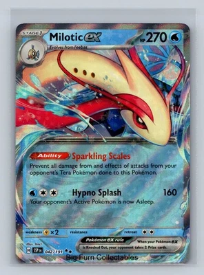 Milotic ex - Double Rare SV08: Surging Sparks 042/191 NM Free Shipping! - Image 1 of 2