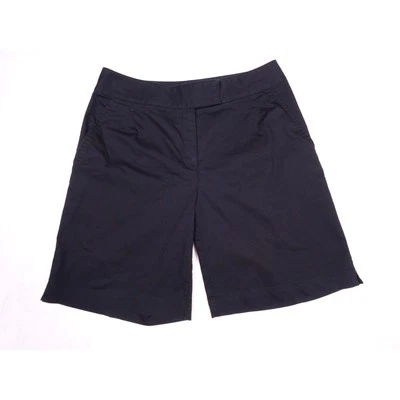 Shorts Nike Golf Feminino Tamanho 8 Médio Preto Dri-Fit Plissado Cintura Alta Elástico - Imagem 1 de 4