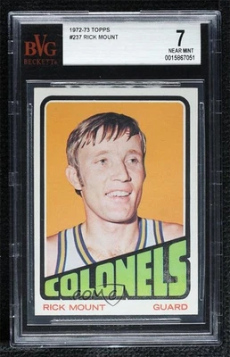 1972-73 Topps Rick Mount #237 BVG 7 - Image 1 of 2