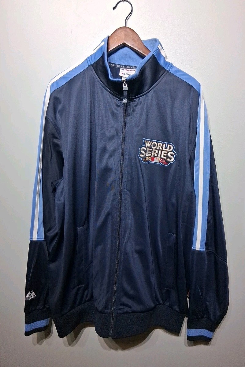 MLB 2011ワールドシリーズ Majestic ナイロンジャケット【2XL】 Miami Marlins Majestic Track Jacket 2XL Orange Graphic Print