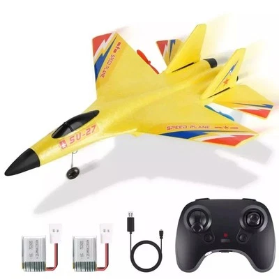 New SU-27 Glider RC Plane Fixed-Wing Remote Radio Control Drone Airplane RTF Toy - Image 1 of 4
