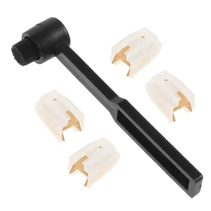 4 Stück Vinyl Singnadel Plattenspieler und Pinsel Phonograph Plattenspieler Stylus - Bild 1 von 12