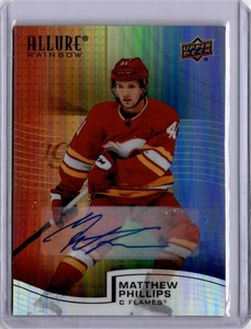Matthew Phillips Full Rainbow Auto 2021-22 Upper Deck Allure - Bild 1 von 2