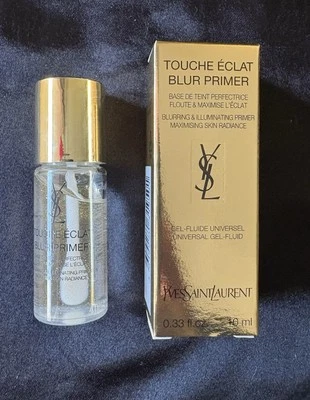 Yves Saint Laurent YSL Touche Eclat Blur Primer Silver .33oz/10ml Travel Sz NEW - Image 1 of 3