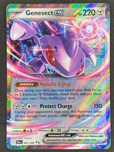 Pokémon Genesect ex 067/086 BLK Black Bolt NM - Picture 1 of 2