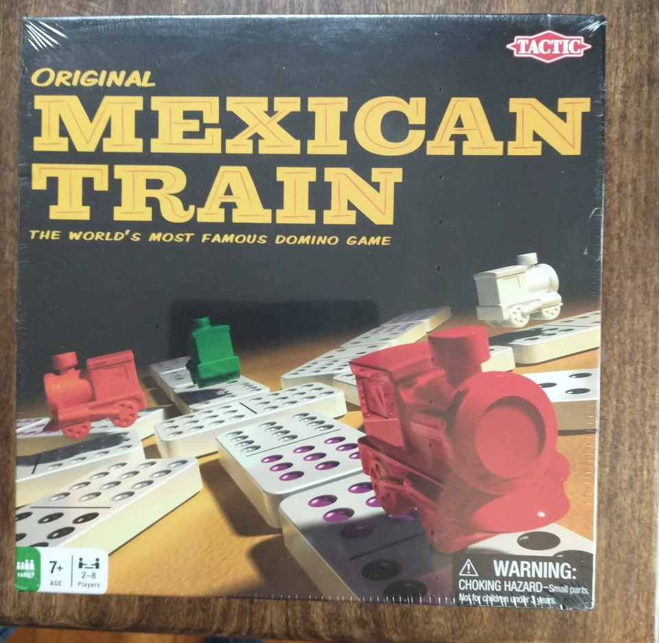 Оригинальный мексиканский поезд самая известная в мире игра домино от Tactic запечатанная  - Изображение 1 из 1