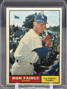 1961 TOPPS MLB Baseball #491 Ron Fairly Los Angeles Dodgers EX - Picture 1 of 2
