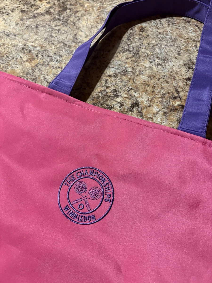 The Championships Wimbledon Tennis Tote Bag, Pink & Purple Purse