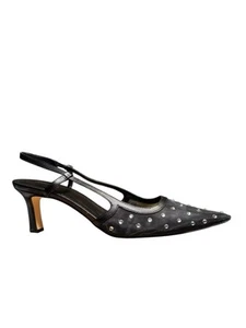 NEW Michael Kors Alora Mid Sling Back Mesh/Crystal Pumps Women’s Size 10M - Picture 1 of 4