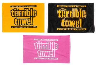 Pittsburgh Steelers Terrible Juego de 3 Toallas - Dorado, Negro y Rosa Foto 1 de 4