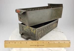 2x Vintage Metal Parts Drawer Industrial Decor File Steel Tin Library Sorter - Picture 1 of 11