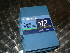 FUJIFILM Digital Betacam D321 D12 3 Stück Professional Videotape NEU - Bild 1 von 3