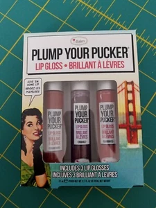 the Balm "PLUM YOUR PUCKER" Lip Gloss set of 3 **New In Box** - Picture 1 of 7