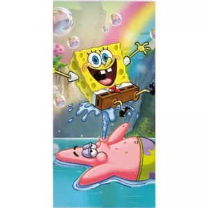 Sponge Bob Squarepants Patrick Kids Beach Towel 100% Cotton for Summer Holidays - Picture 1 of 1
