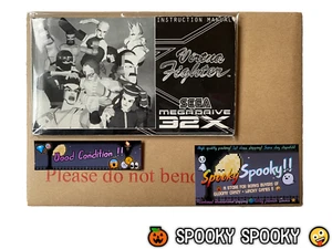Virtua Fighter Sega Mega Drive 32X Manual - UK PAL GC - High Quality Packing - Picture 1 of 5