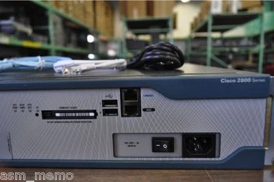 Cisco 2851 Router ADVENTERPRISE 15.1T ios Call Manager Express CME 8.5 512D/256F - Image 1 of 3