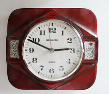 Designer Uhr Küchenuhr Dugena Quartz Wanduhr Keramik Uhr vintage pop art 1970er