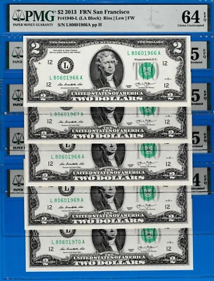$2 FEDERL RESERVE NOTE BIRTH YEAR Serial  1966, 67, 68 TO 2025 * PRICE FOR ONE * - Image 1 of 4