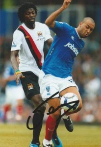 PORTSMOUTH: ANTHONY VANDEN BORRE SIGNED 6x4 ACTION PHOTO+COA - Picture 1 of 1