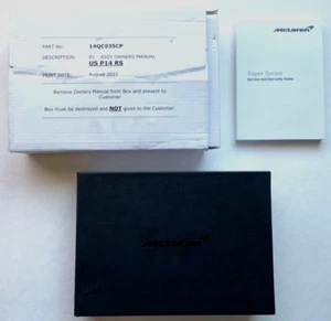 McLaren 14QC035CP Super Series Owner's Manual - Picture 1 of 3